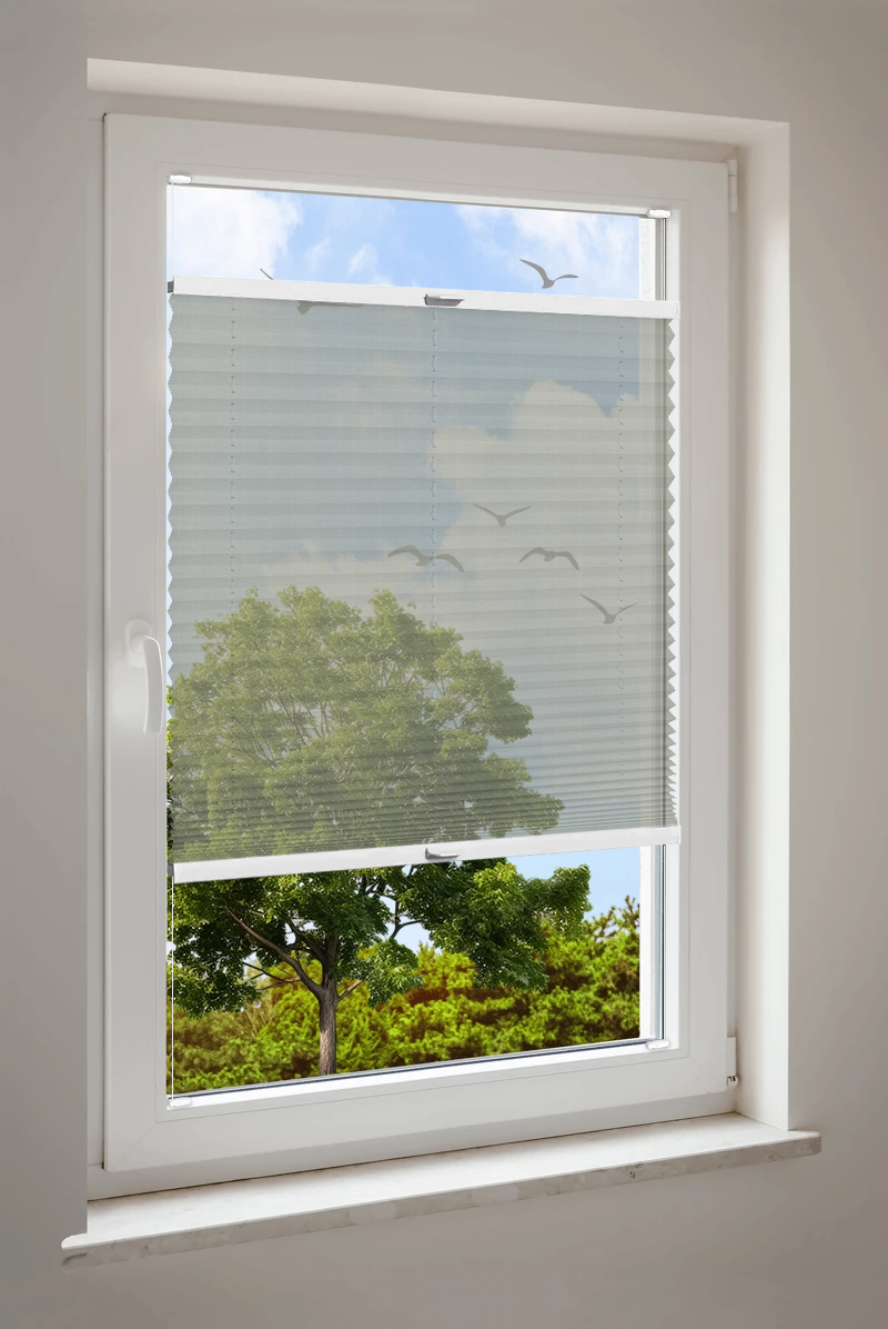 Plissee Cosiflor® VS2 Grün | transparent 3274
