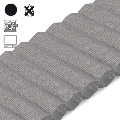 Wabenplissee Cosiflor® VS2 Grau | abdunkelnd 984