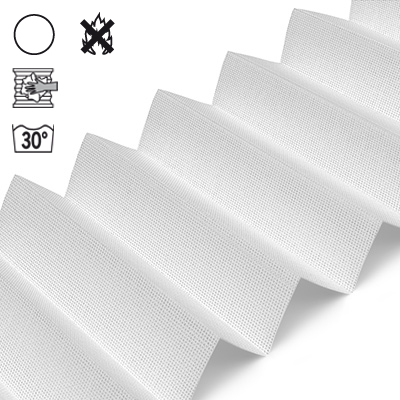 Plissee Cosiflor® VS2 Weiß | transparent 3045