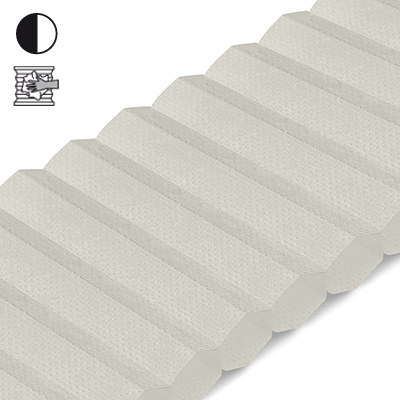 Wabenplissee Cosiflor® VS2 Creme | halbtransparent 8695
