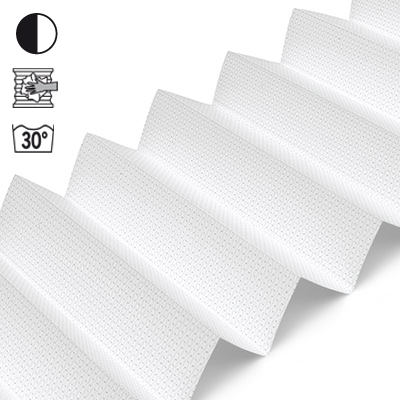 Plissee Cosiflor® VS2 Weiß | halbtransparent 3031