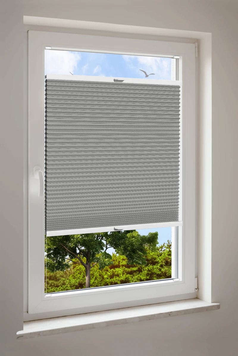 Wabenplissee Cosiflor® VS2 Grau | abdunkelnd 984