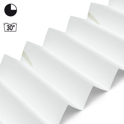 Plissee Cosiflor® VS2 Weiß | halbdimout 3048