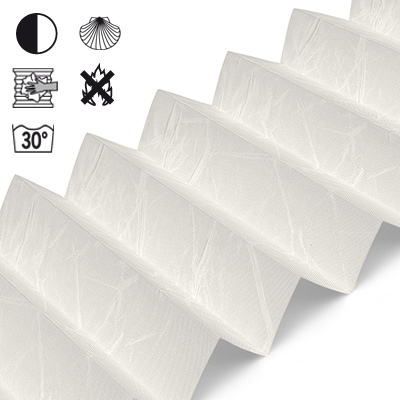 Plissee Cosiflor® VS2 Creme | halbtransparent 3060