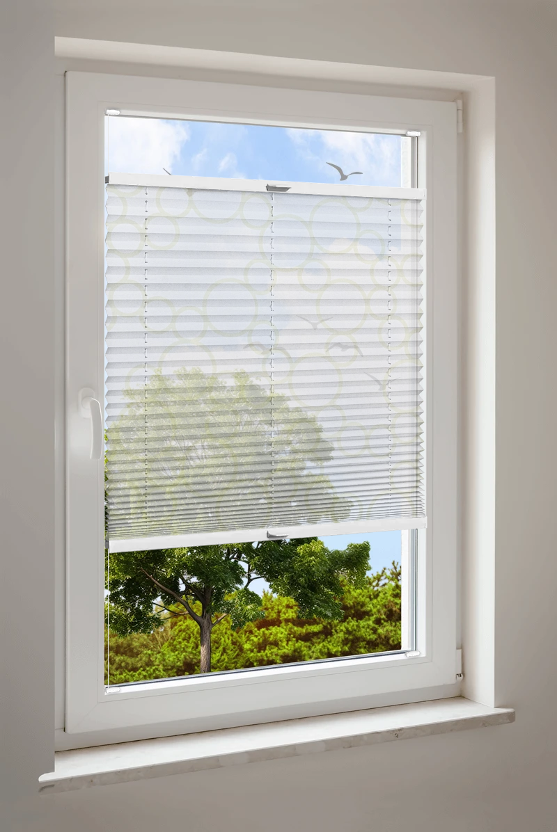 Plissee Cosiflor® VS2 Weiß | halbtransparent 3296