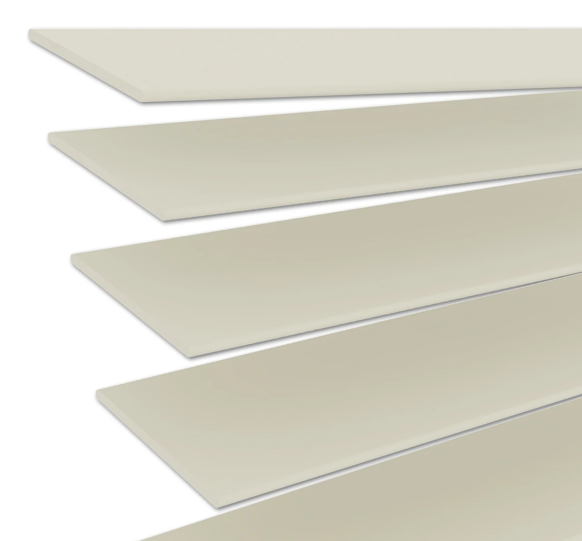 Holzjalousie nach Maß cremig 50 mm Lamelle | JH049