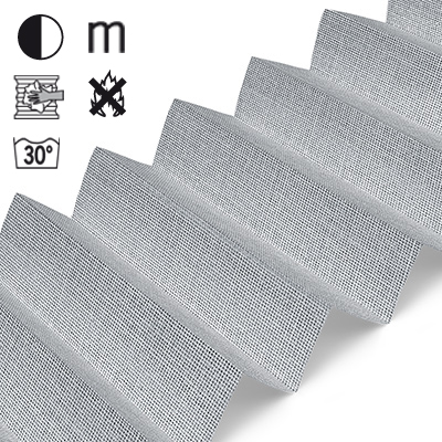 Plissee Cosiflor® VS2 Grau | halbtransparent 3149