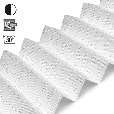 Plissee Cosiflor® VS2 Weiß | halbtransparent 3033