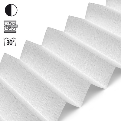 Plissee Cosiflor® VS2 Weiß | halbtransparent 3046