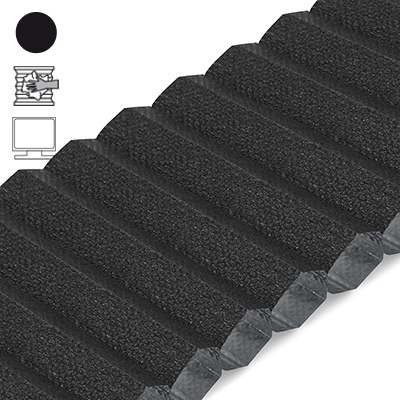 Wabenplissee Cosiflor® VS2 Schwarz | abdunkelnd 1452