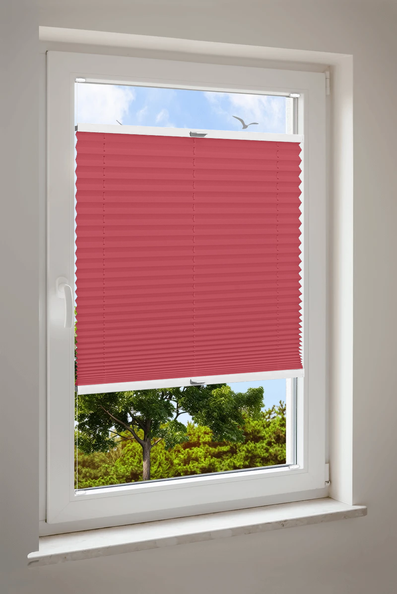 Plissee Cosiflor® VS2 Rot | abdunkelnd 3213