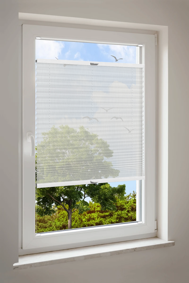 Plissee Cosiflor® VS2 Weiß | halbtransparent 3046