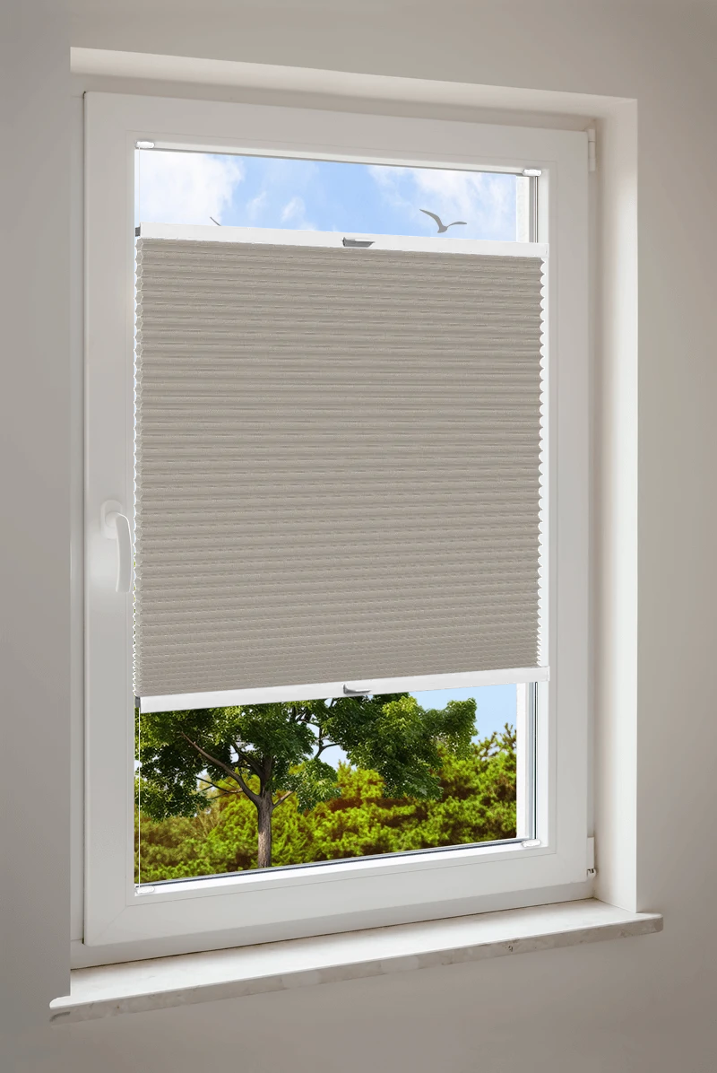 Wabenplissee Cosiflor® VS2 Beige | halbtransparent 8696