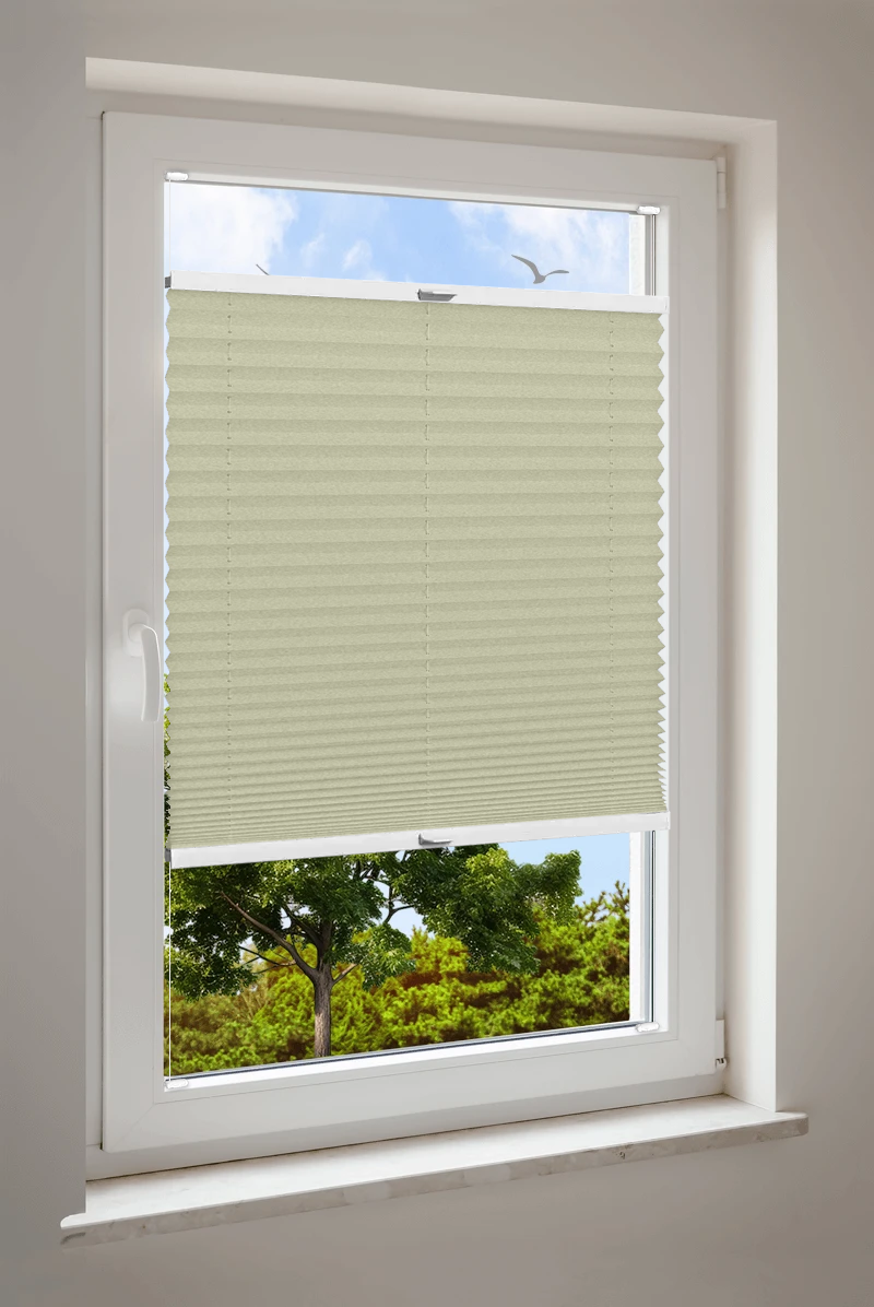 Plissee Cosiflor® VS2 Grün | halbtransparent 3269