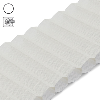 Wabenplissee Cosiflor® VS2 Weiß | transparent 8537