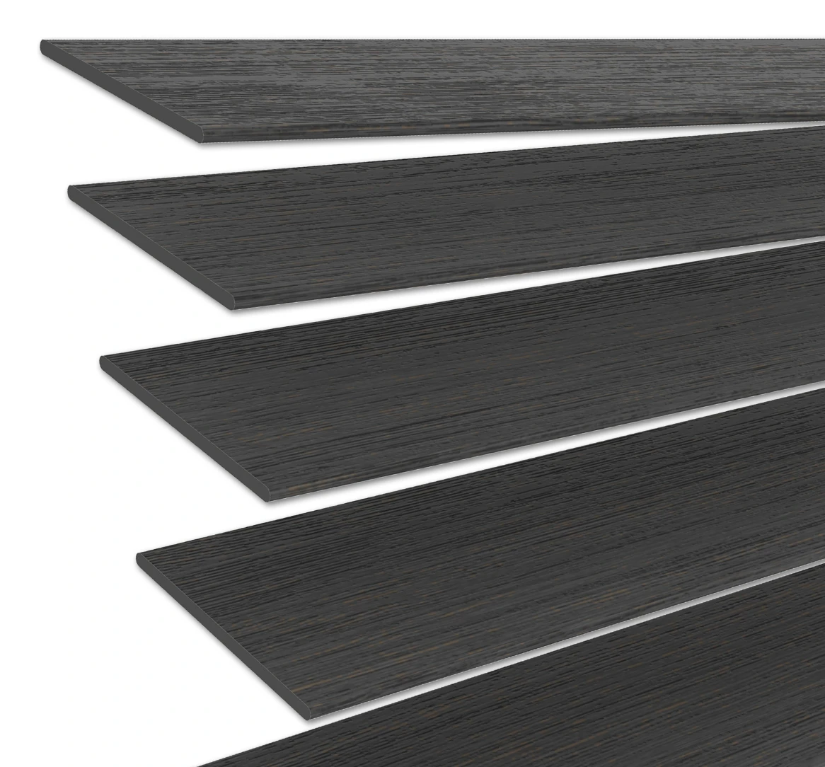 Holzjalousie nach Maß Ebenholz 50 mm Lamelle | JH099