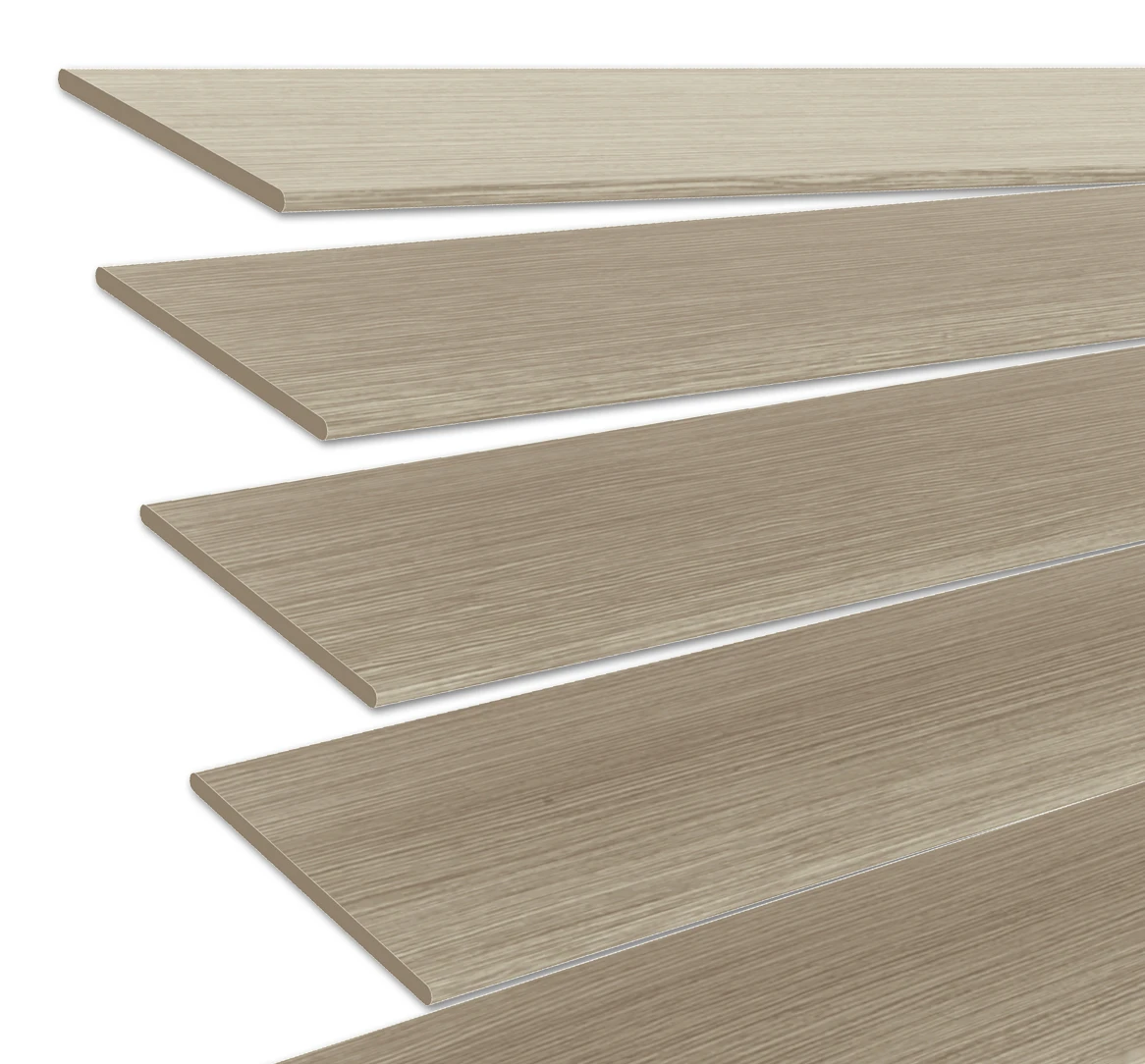 Holzjalousie nach Maß dunkle Ulme 50 mm Lamelle | JH093