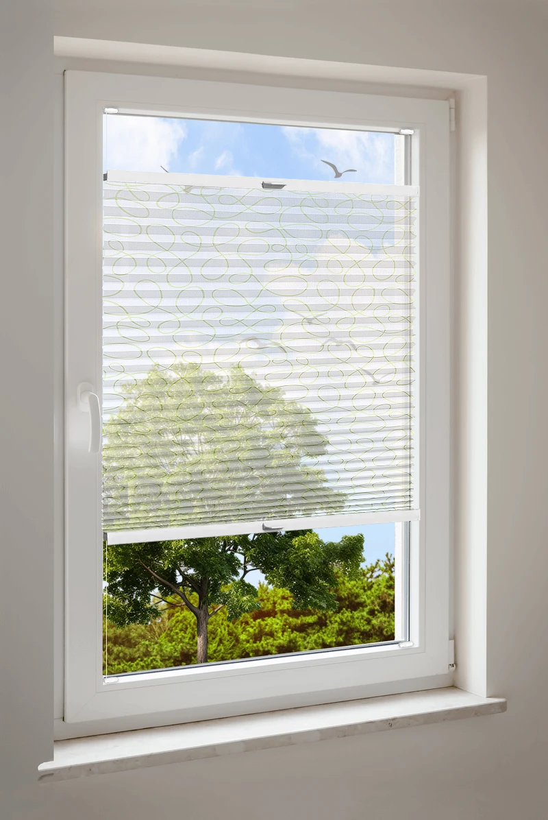 Plissee Cosiflor® VS2 Weiß | transparent 3261