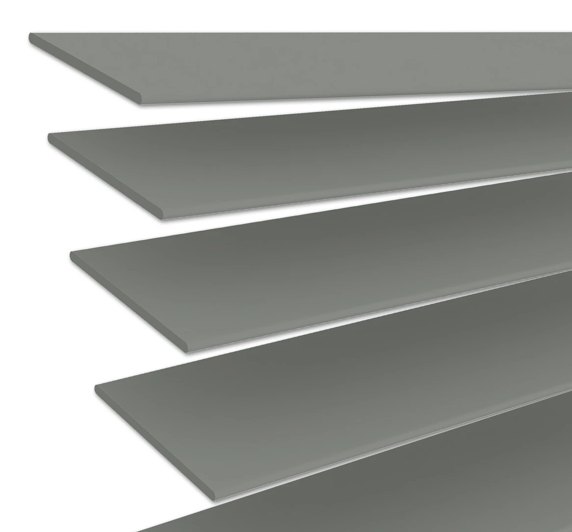 Holzjalousie nach Maß grau 50 mm Lamelle | JH061